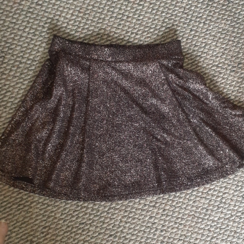 Torrid Black & Gold skirt